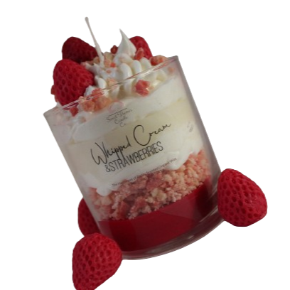 Strawberries and Whipped Cream Parfait