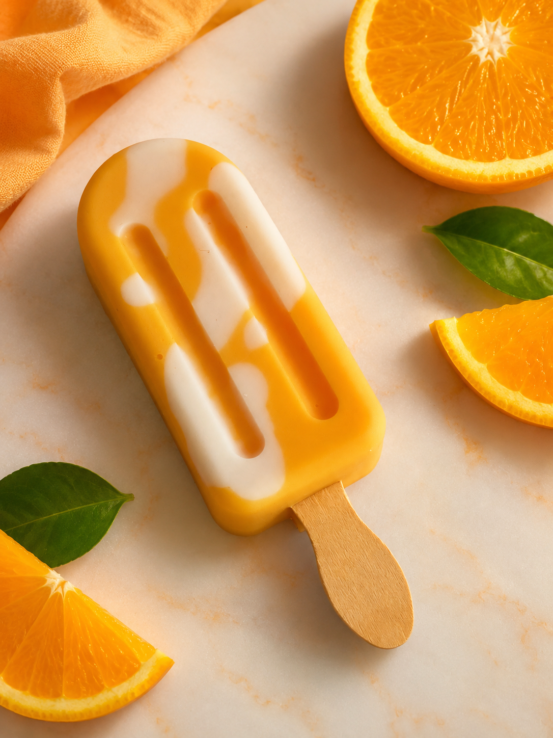 Orange Cream Pop Wax Melt | Sweet Themes Candle Co.