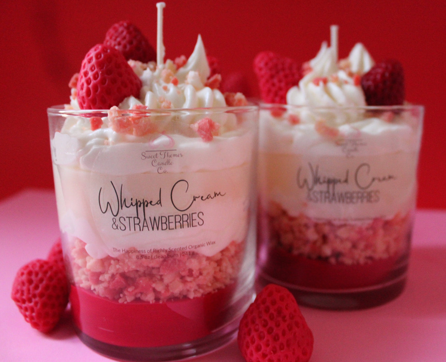Strawberries and Whipped Cream Parfait