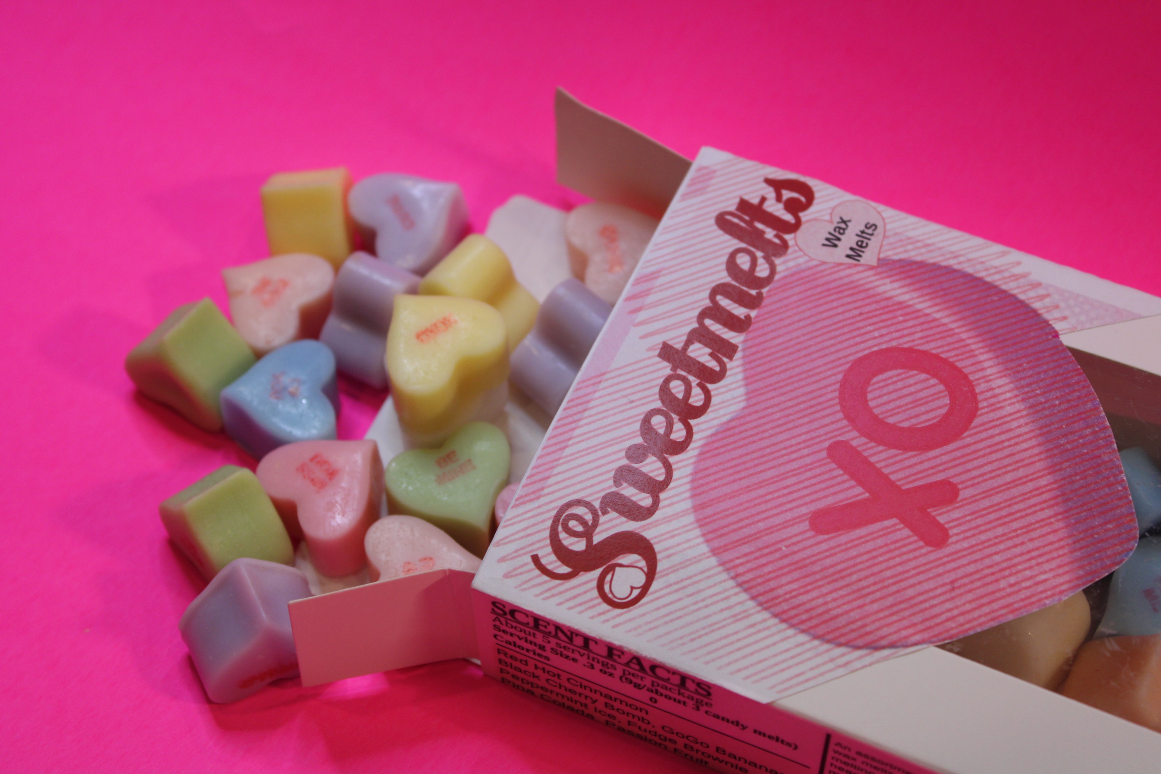 Conversation Hearts Wax Melts – Sweet Themes Candle Co.